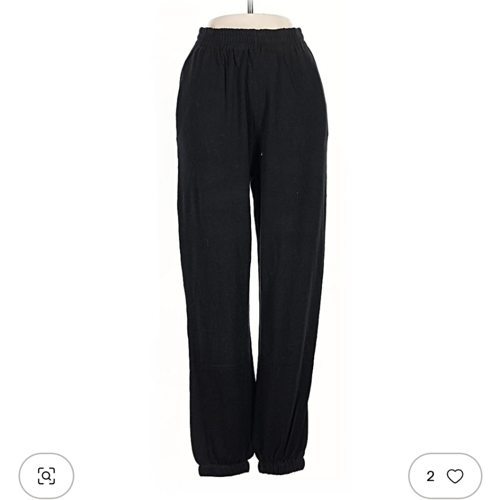 NakedCashmere Black Lounge/Jogger Pants Retails For $300 Cashmere/Organic Cotton